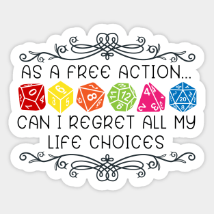 Free Action? Sticker